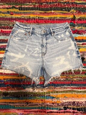 American Eagle Outfitters Relaxed Fit Distressed Denim Shorts